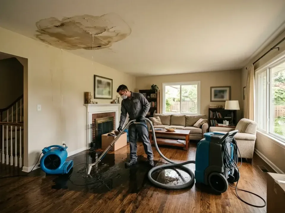 attic-pipe-burst-ceiling-drip-008 — frequently asked questions, Water Damage Restoration & Carpet Care in Thomaston, GA
